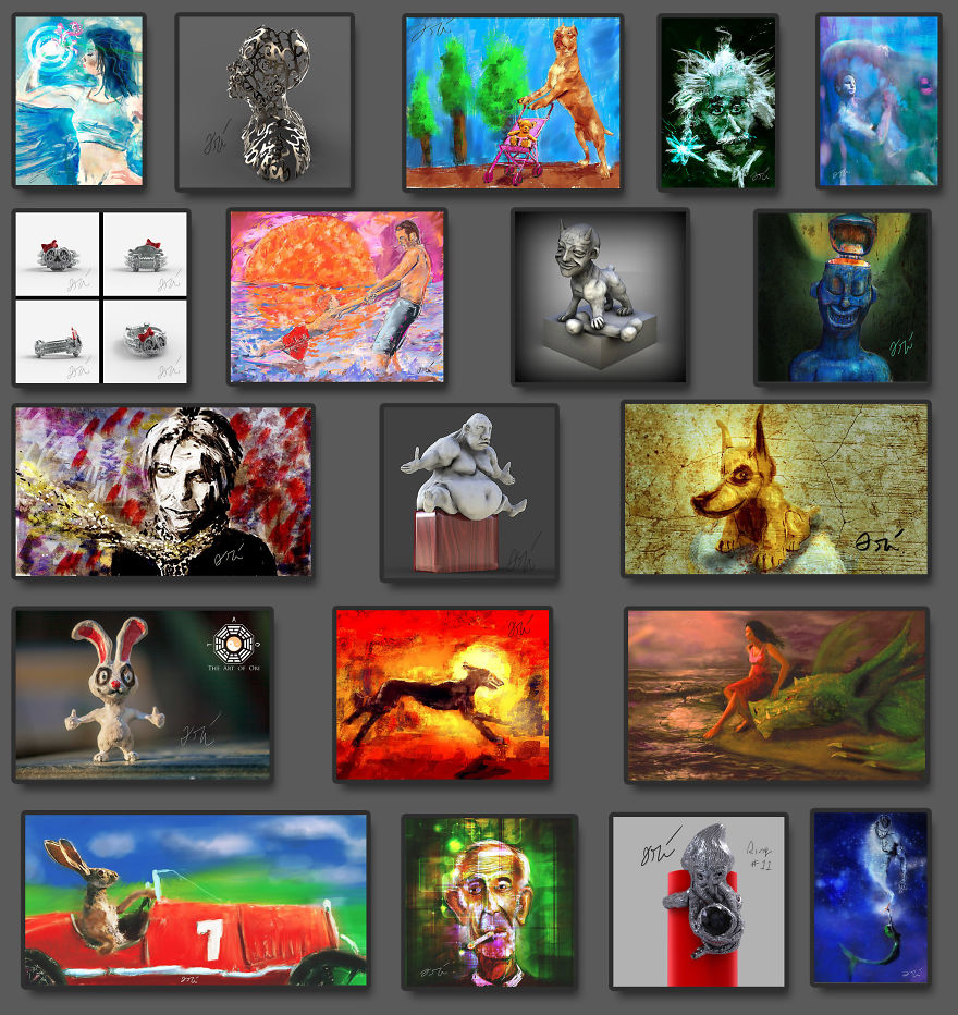 I've Created A New Work Of Art For Over 1,445 Consecutive Days (in Just About Every Medium).