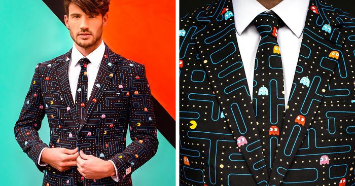 Pac-Man Suit Takes A Bite Out Of Corporate Fashion