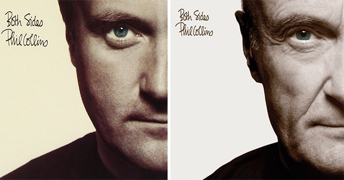 Phil Collins Recreates All His Original Album Covers With His Older Self For The 2016 Reissues