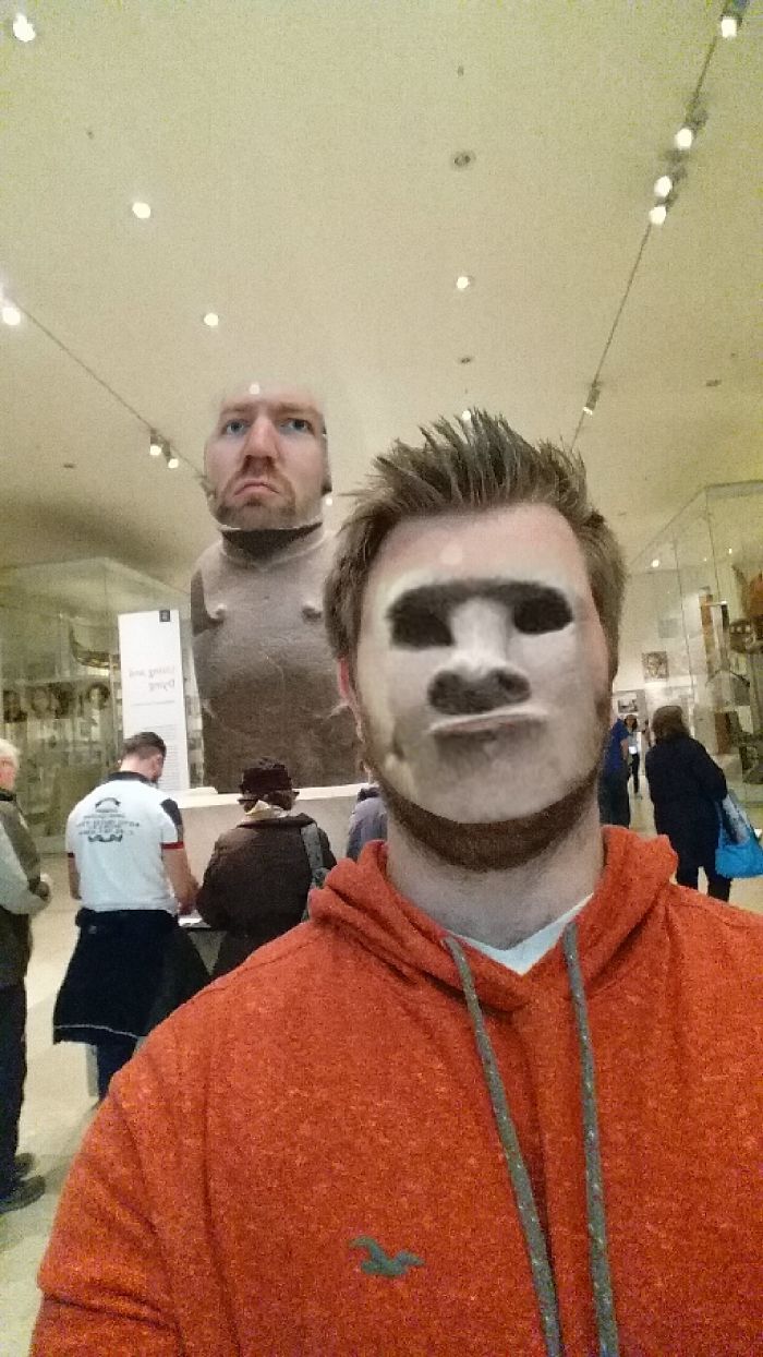 My Friend Went To The Museum And Tried Face Swap, The Result Is Hilarious (11 Pics)