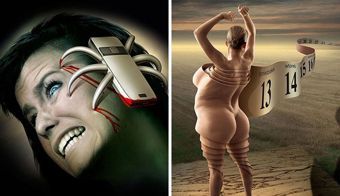 Controversial Illustrations By Polish Artist Reveal The Darker Side Of Modern Society