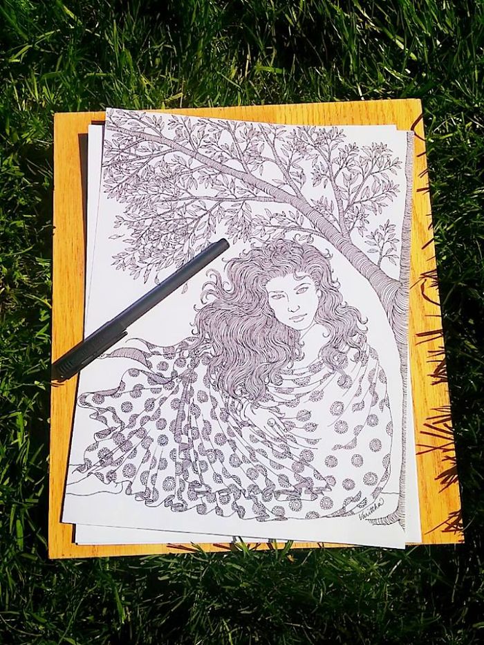 Coloring Books Cost A Bit Too Much So I Draw My Own Coloring Pages