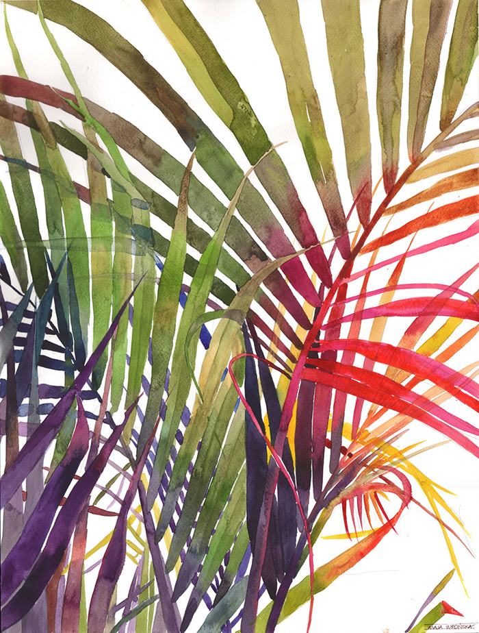 My Sister Painted Colourful Watercolour Jungle