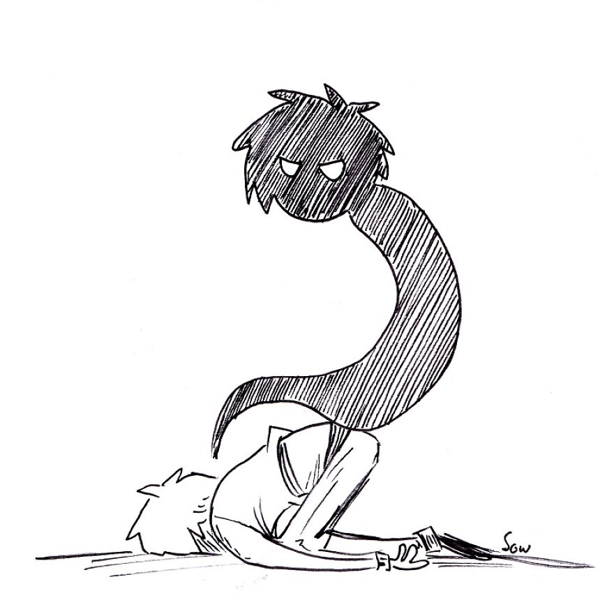 I'm Making A "not Okay" Minimalist Drawing Serie.