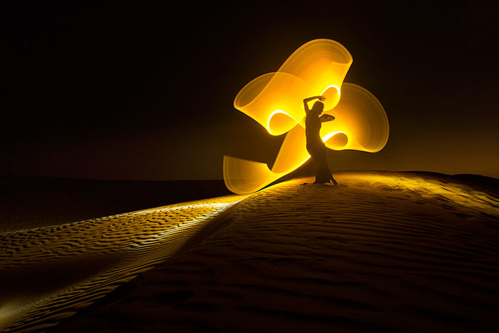 Light-Painting: We Travel Around The World To Create Fantasy Portraits