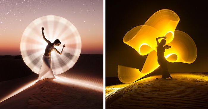 Light-Painting: We Travel Around The World To Create Fantasy Portraits