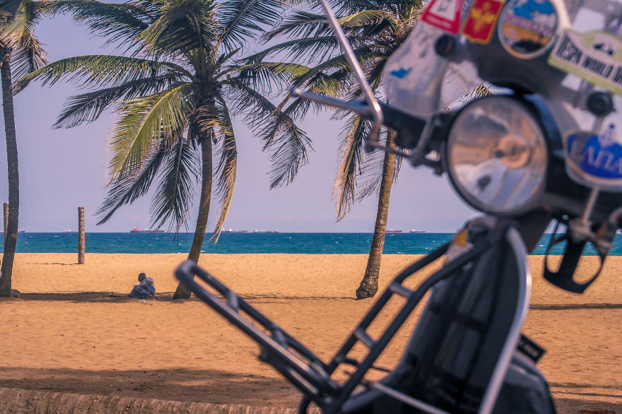 We've Visited 27 Countries And Traveled 60,000km On A Vespa Scooter