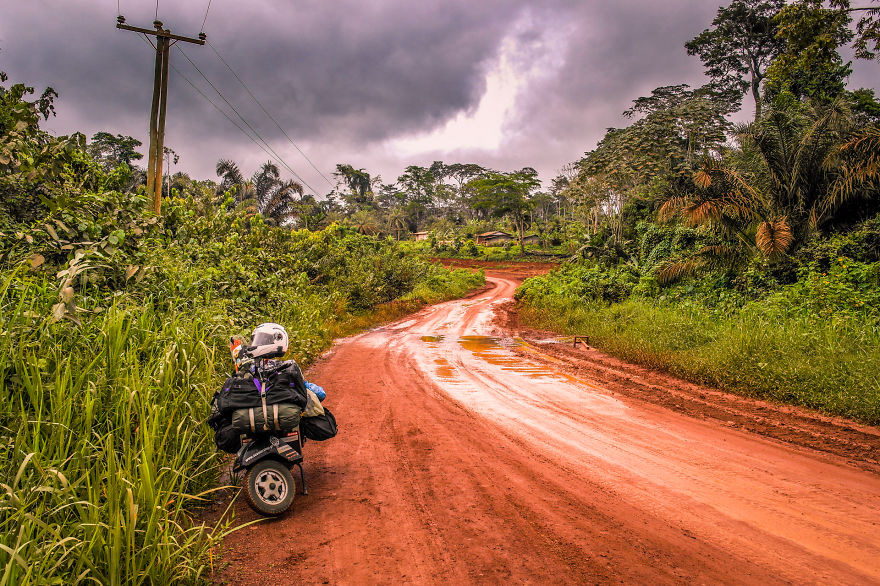 We've Visited 27 Countries And Traveled 60,000km On A Vespa Scooter