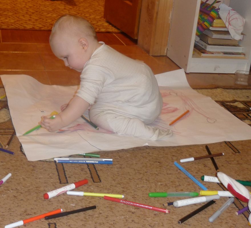 I Finish My Daughters' Paintings I Finish My Daughters' Paintings