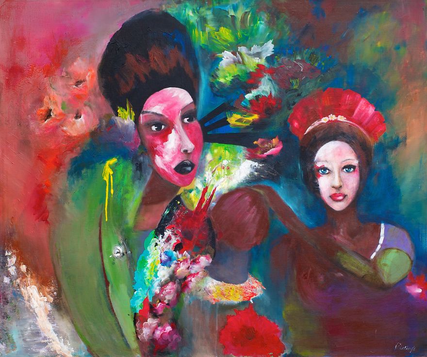 I Finish My Daughters' Paintings I Finish My Daughters' Paintings