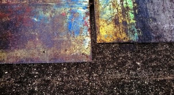 Oil Spill, Paint And Old Paint