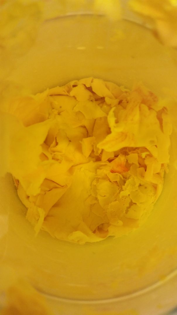 Dried Paint In A Cup That I Soaked In Water