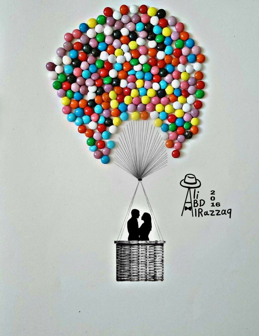 I Draw Interactive Illustrations Using Everyday Objects (Part 6)