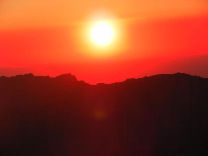 Sunset In Petra, Jordan