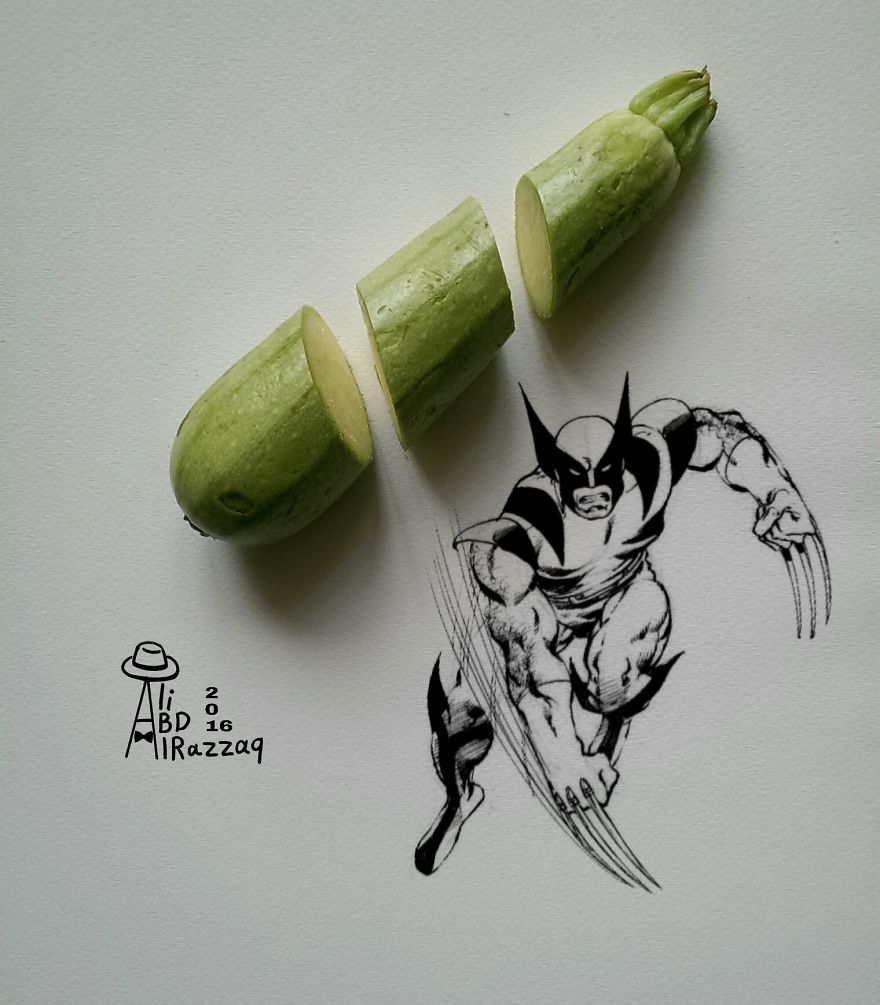 I Draw Interactive Illustrations Using Everyday Objects (Part 6)