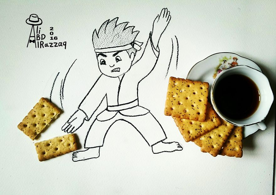 I Draw Interactive Illustrations Using Everyday Objects (Part 6)