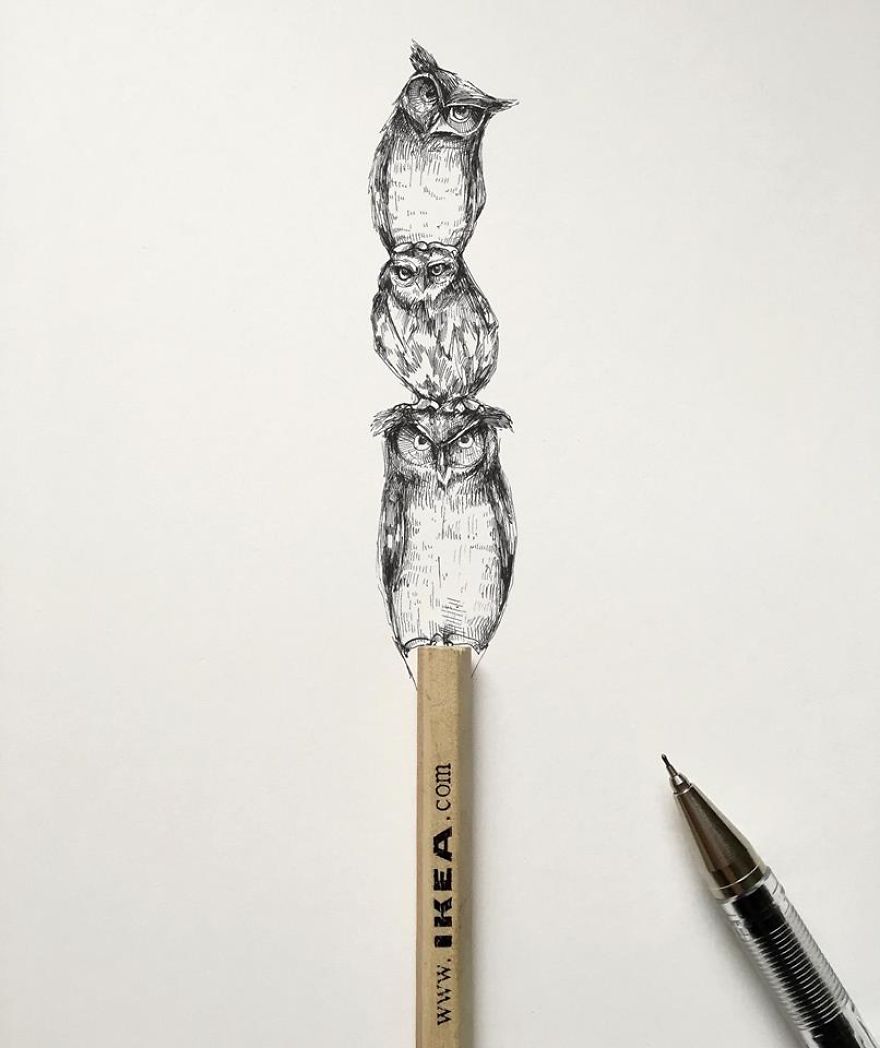 Nature Was My Kindergarten That Inspired These Black Pen Illustrations