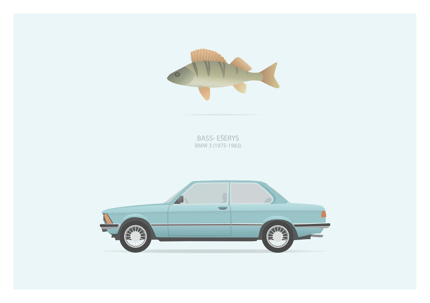 I Illustrated Humorous Lithuanian Slang Nicknames Of Old Cars