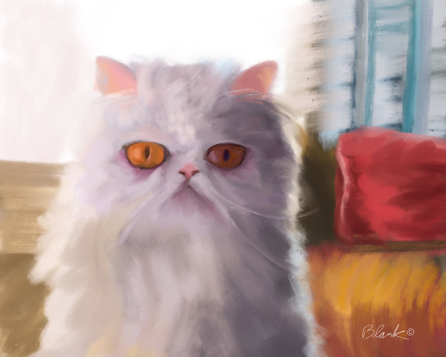 Since I Can't Have Pets, I Draw Them Instead