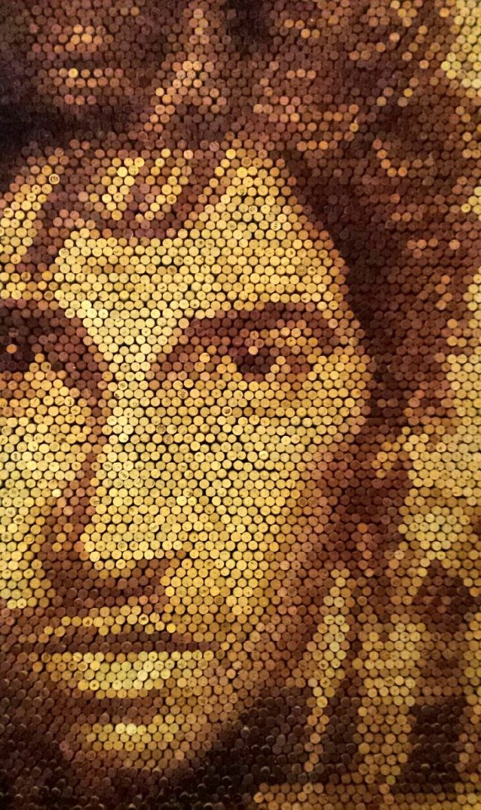 I Recycle Materials From Bars And Restaurants And Turn Them Into Works Of Art