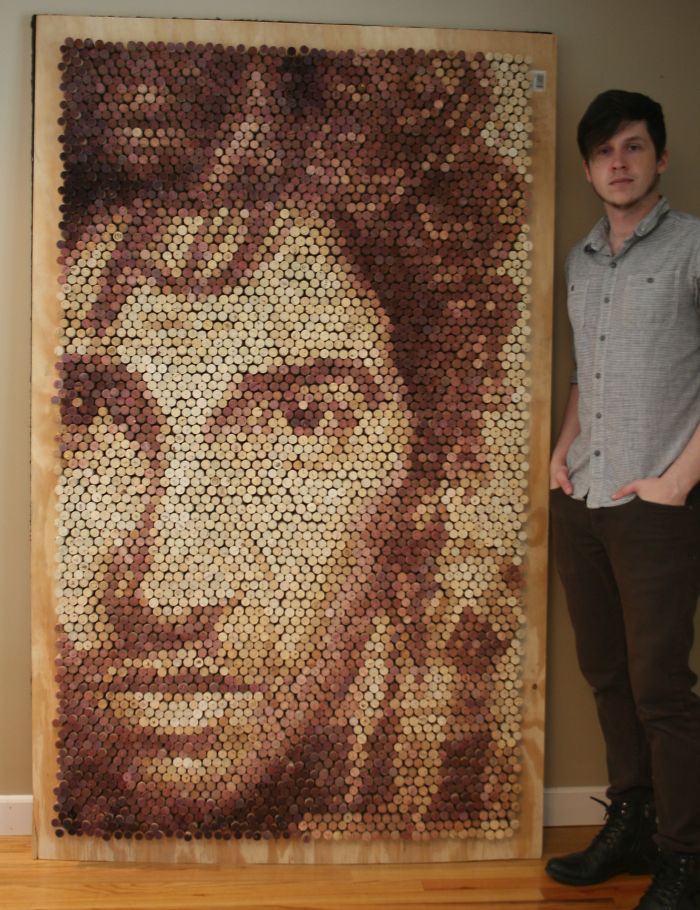 I Recycle Materials From Bars And Restaurants And Turn Them Into Works Of Art