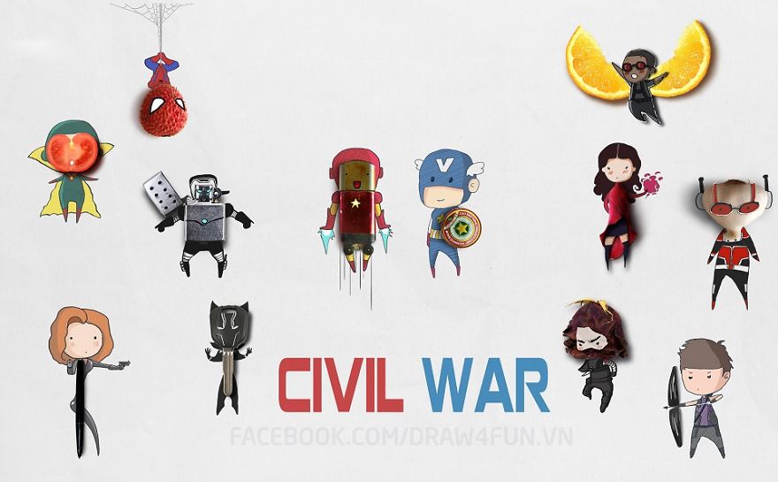 Superheros I Created From Regular Objects