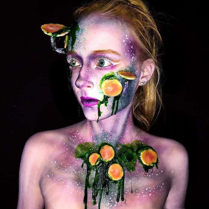 Cool Body Paintings By 16-year-old Artist