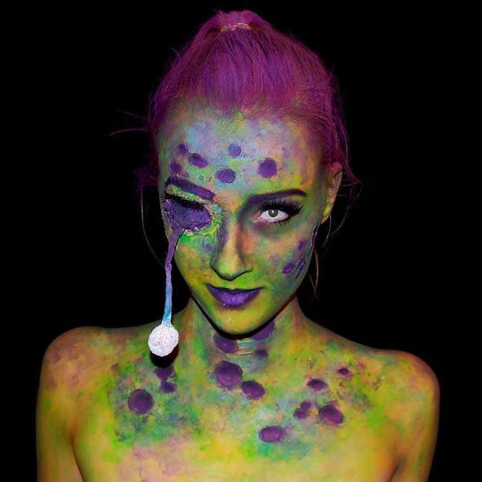 Cool Body Paintings By 16-year-old Artist