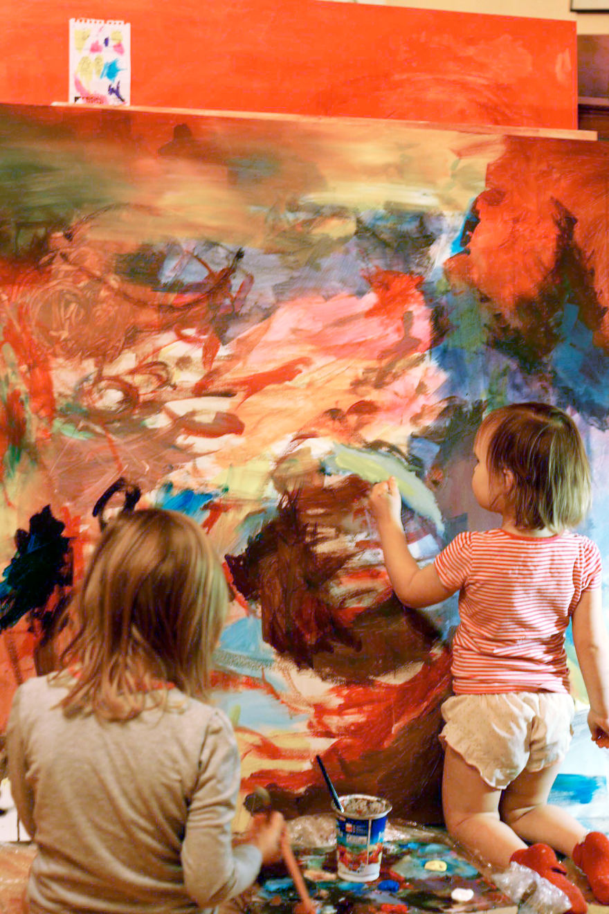 I Finish My Daughters' Paintings I Finish My Daughters' Paintings