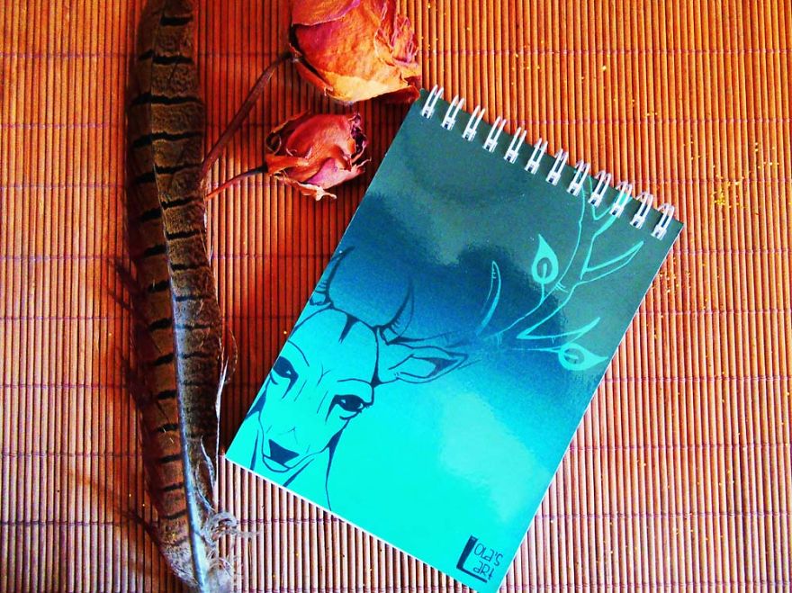 I've Created My First Notebook Collection With My Drawings On Covers