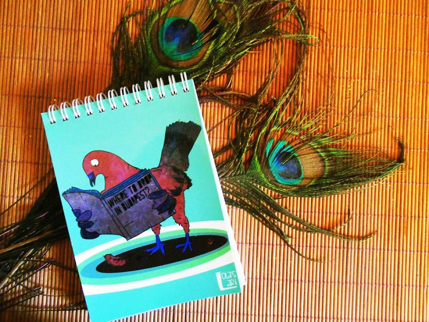 I've Created My First Notebook Collection With My Drawings On Covers