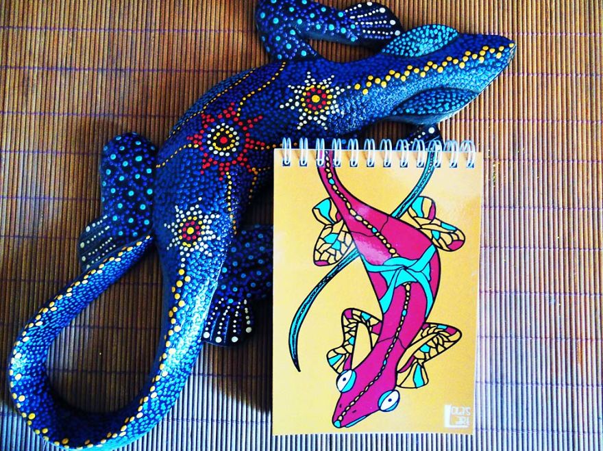 I've Created My First Notebook Collection With My Drawings On Covers