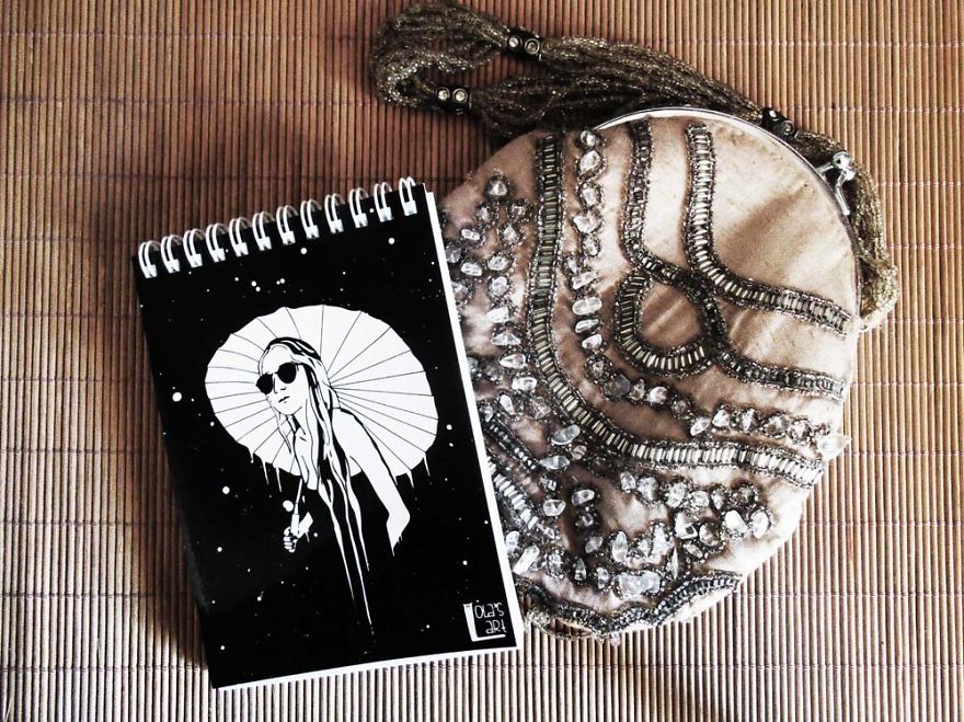 I've Created My First Notebook Collection With My Drawings On Covers