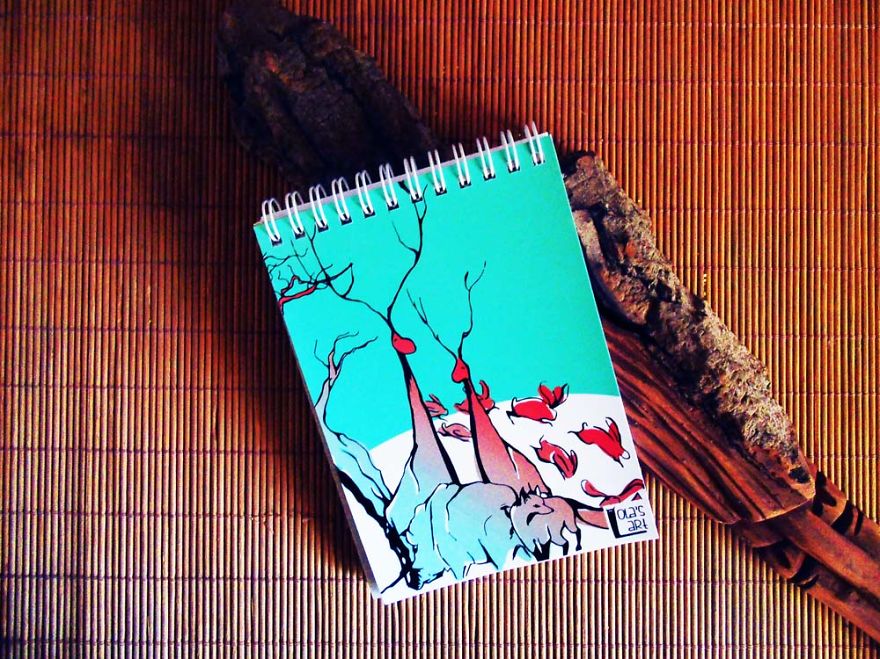 I've Created My First Notebook Collection With My Drawings On Covers