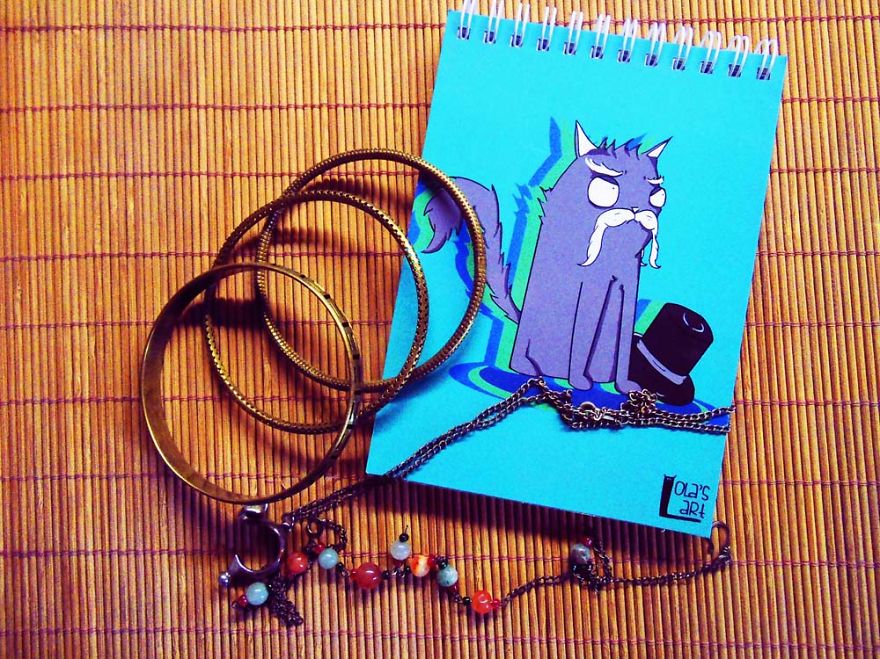 I've Created My First Notebook Collection With My Drawings On Covers