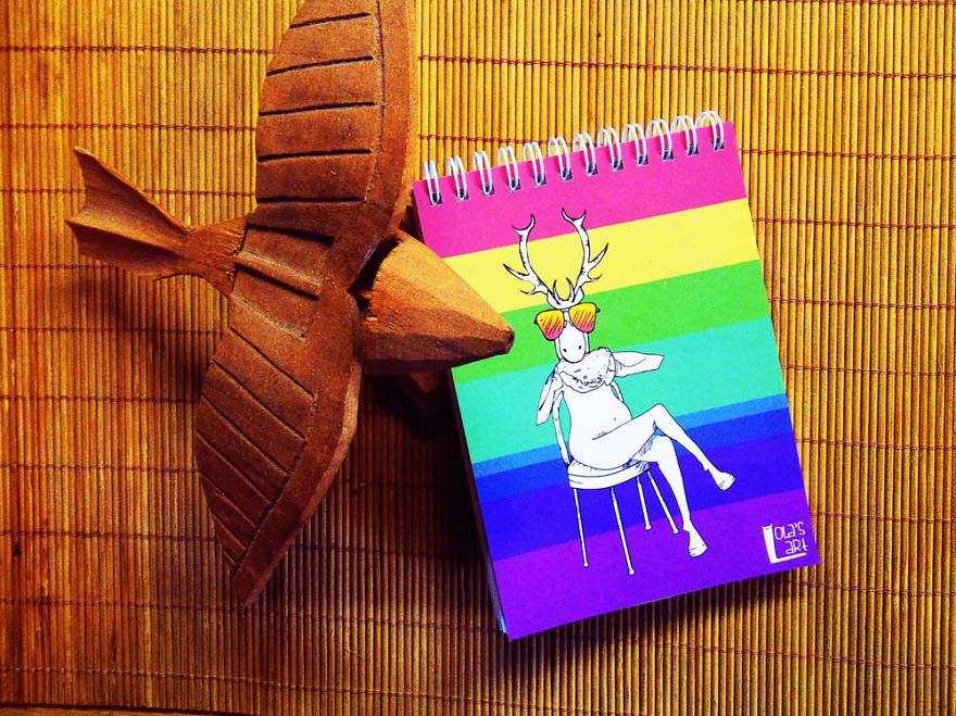 I've Created My First Notebook Collection With My Drawings On Covers