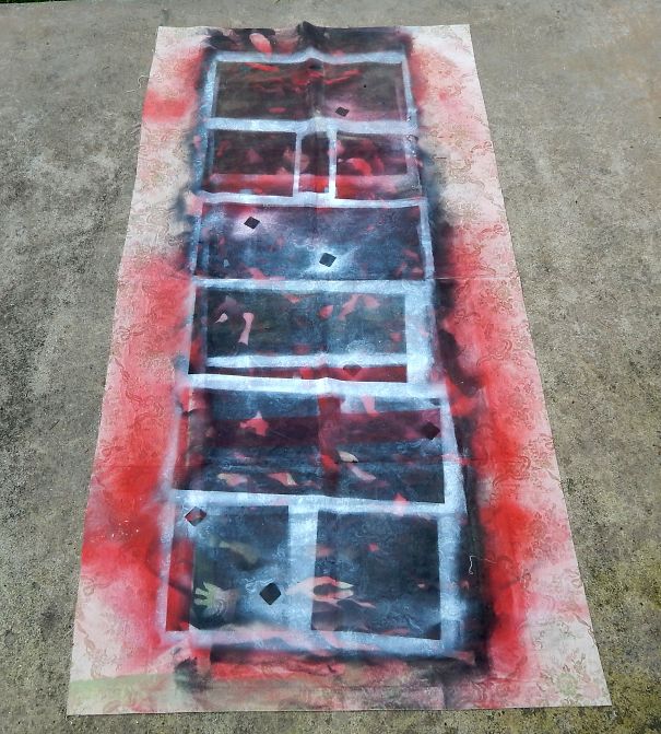 Drapery Dropcloth As Art