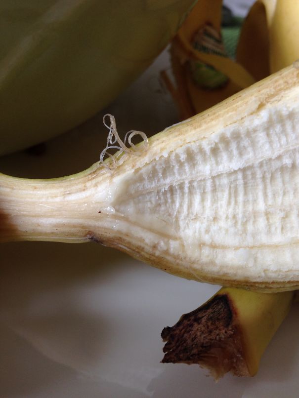 Peeled Banana Reveals Phoning Cyclist