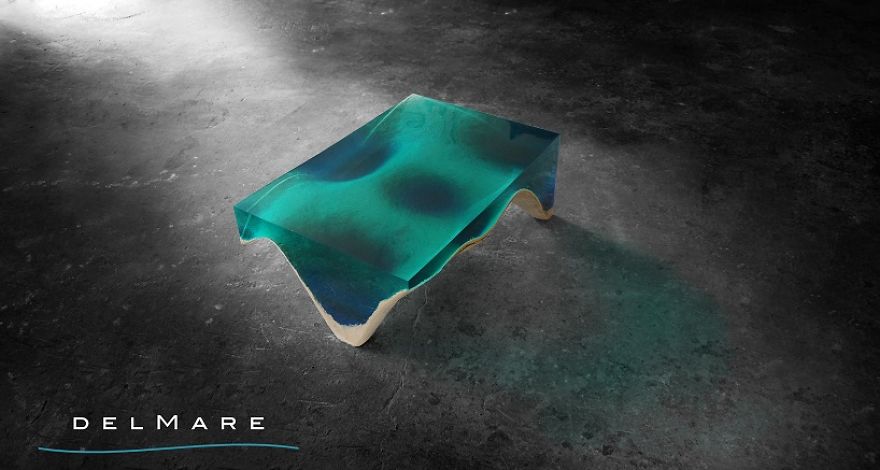 Sea-Inspired Table Will Let You Gaze Into The Depths Of The Sea While Dining Sea-Inspired Table Will Let You Gaze Into The Depths Of The Sea While Dining