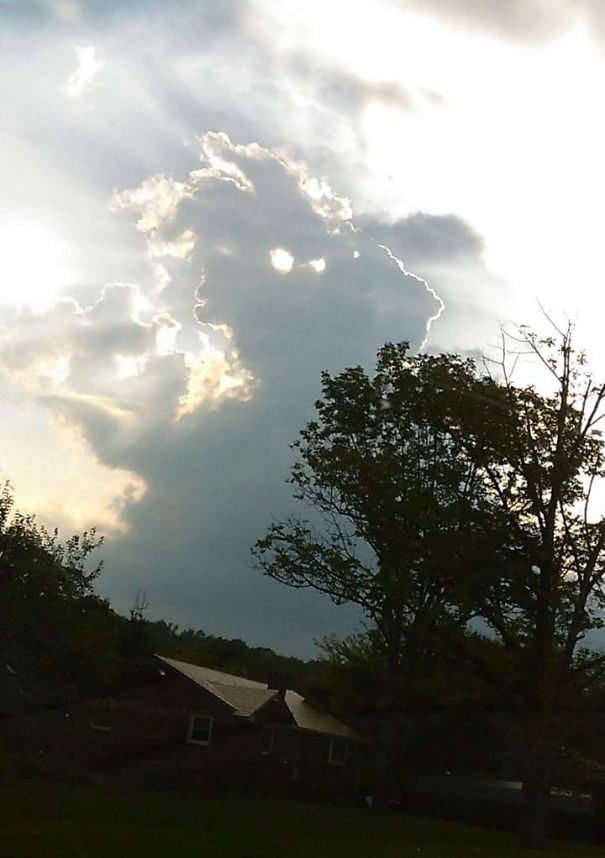 Creepy Monster In The Sky..