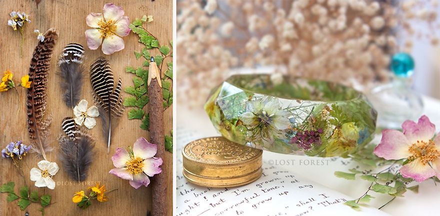 I Handpick Flowers From Irish Woodlands To Transform Them Into Beautiful Jewelry Pieces