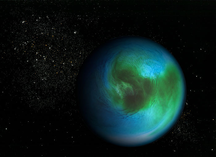 Space Scenes That I Made By Scanning Food With A Photo Scanner