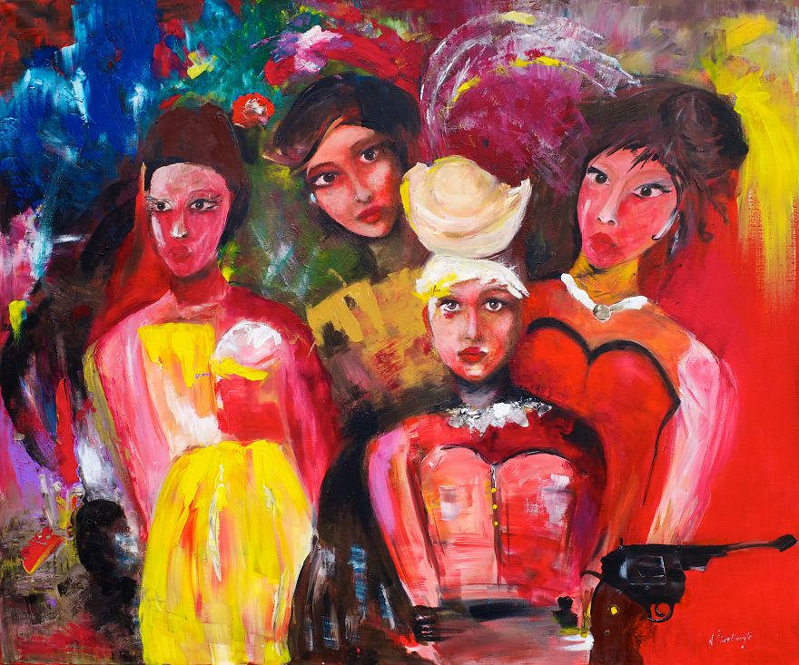 I Finish My Daughters' Paintings I Finish My Daughters' Paintings