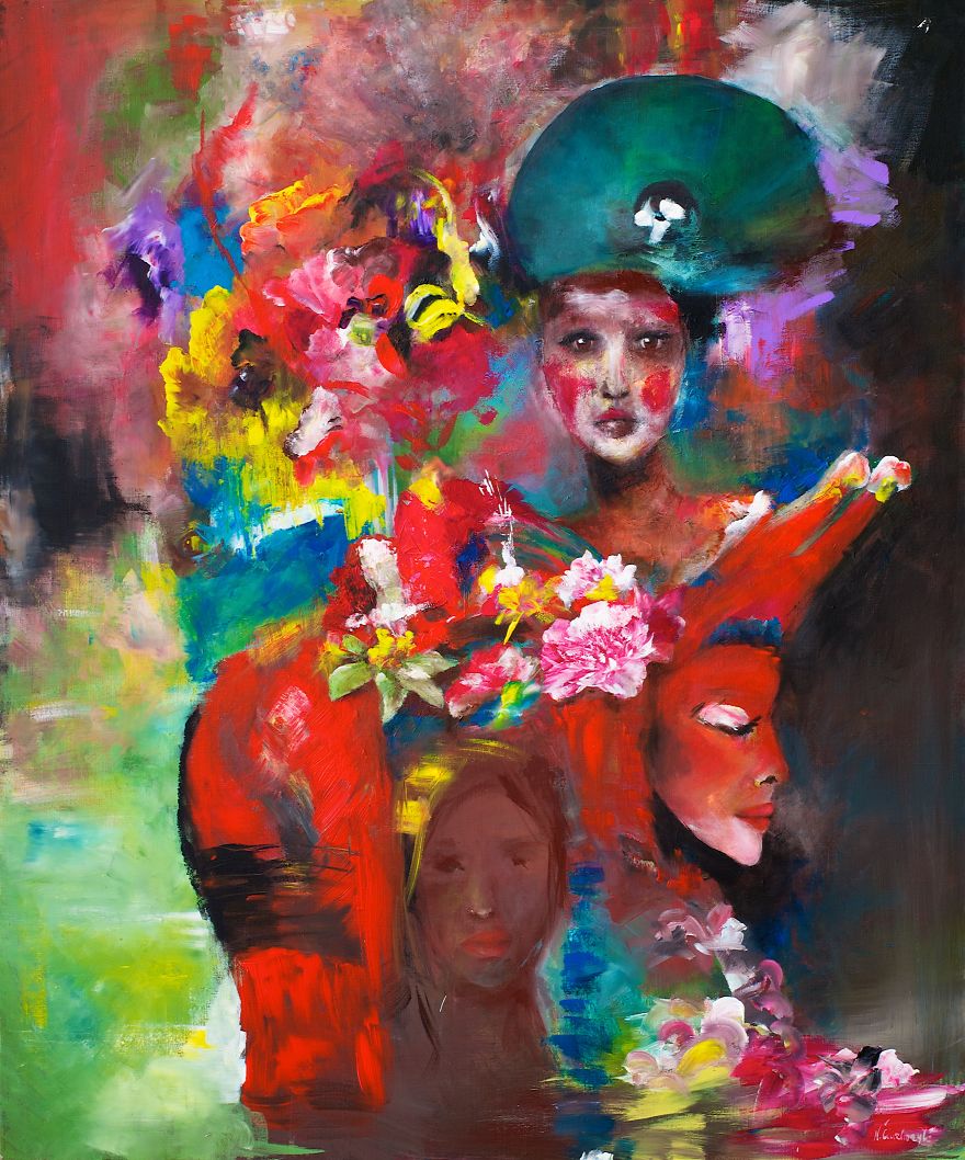 I Finish My Daughters' Paintings I Finish My Daughters' Paintings