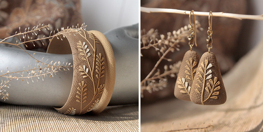 Nature-Inspired Jewelry That I Sculpt Out Of Polymer Clay Nature-Inspired Jewelry That I Sculpt Out Of Polymer Clay