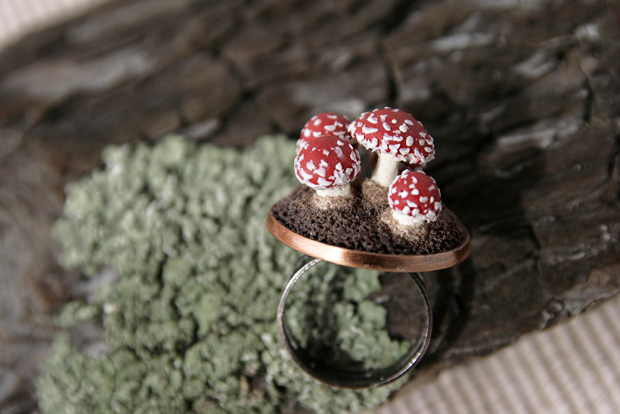 Nature-Inspired Jewelry That I Sculpt Out Of Polymer Clay