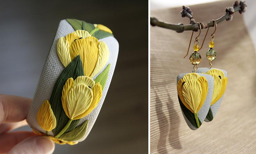 Nature-Inspired Jewelry That I Sculpt Out Of Polymer Clay Nature-Inspired Jewelry That I Sculpt Out Of Polymer Clay