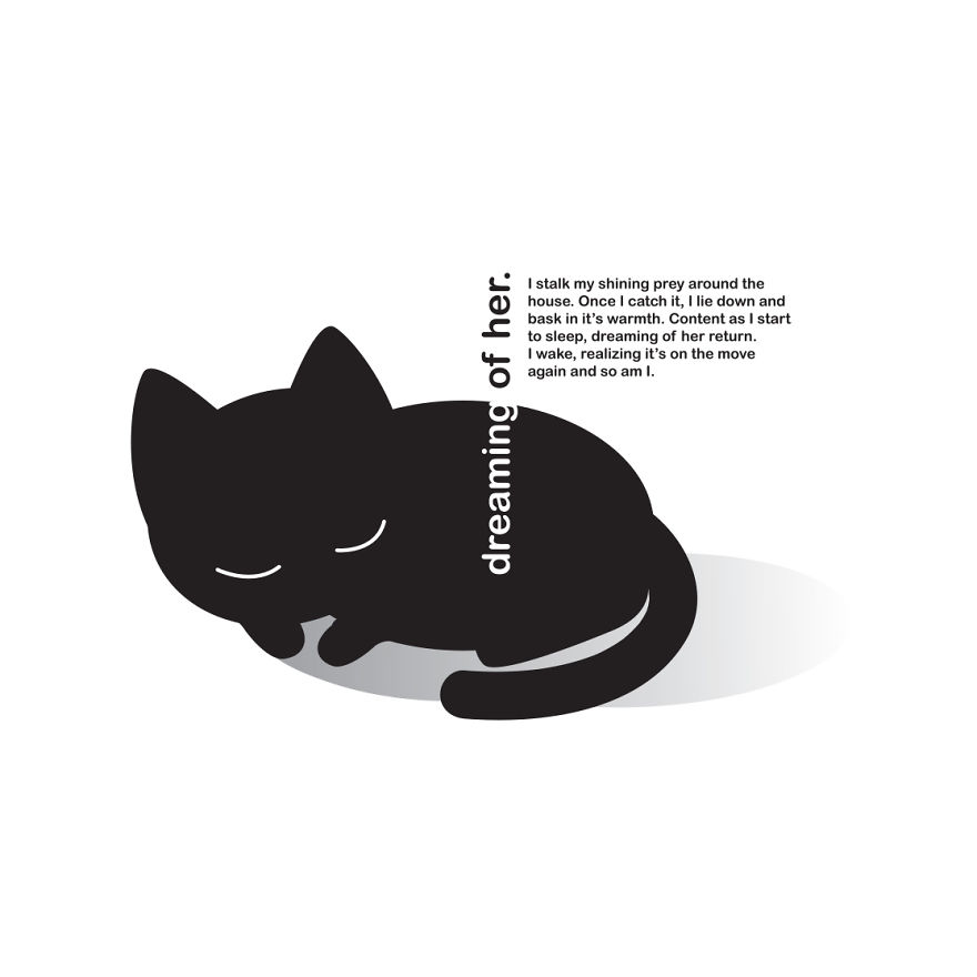 I Illustrate Cats And Their Inner Dialogue.