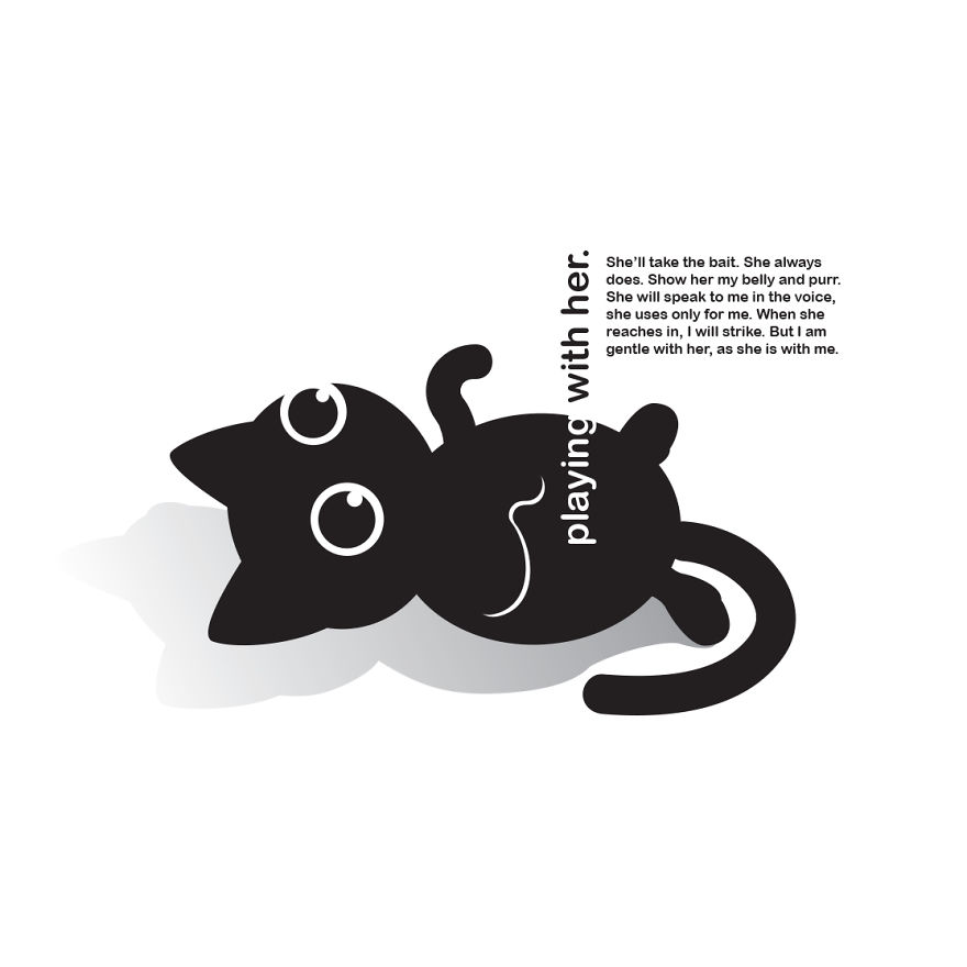 I Illustrate Cats And Their Inner Dialogue.