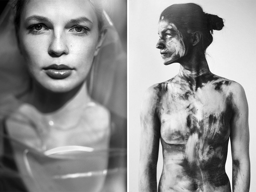 I Create Black And White Fine Art Portraits That Reveal People's Inner Faces